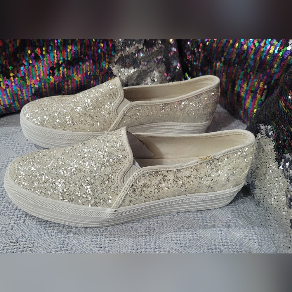 Kate Spade glitter keds